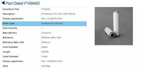 Donaldson P169450 - FILTRO HIDRAULICO