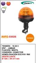 COBO AVF003026 - ROTATIVO DESTELLANTE MASTIL 10-30V  LED